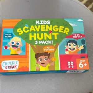 Kids Scavenger Hunt 3 Pack - Colorful Game Set